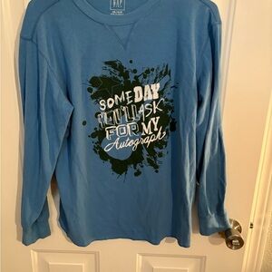 GAP Blue Graphic Sweatshirt